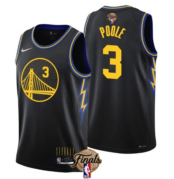 Warriors 3 Jordan Poole Black 2022 NBA Finals Nike Swingman Jersey,We sell and wholesale Warriors 3 Jordan Poole Black 2022 NBA Finals Nike Swingman Jersey on line form chian!